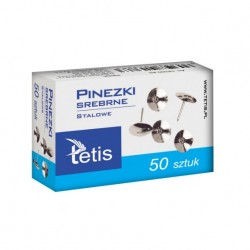 Pinezki Tetis srebrne 50 szt.